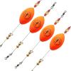 BUBBLE FISHING Popping Corks Floats for Saltwater Inshore Fishing Bobber 4pcs Rattle Rig Weighted Oval Popper Redfish Speckled Trout view 1