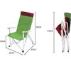 IRYZE Outdoor Chair Folding Camping Chair Fishing Chair with Foldable Backrest, Camping Ultralight Aluminum Tube Seat Stool Backpack Chair with Handrail Camping Chair Foldable Chair (Color : Green) view 2