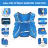 INOXTO Running Hydration Vest Backpack,Lightweight Insulated Pack with 1.5L Water Bladder Bag Daypack for Hiking Trail Running Cycling Race Marathon for Women Men (588 Blue) view 3