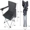IRYZE Outdoor Chair Folding Camping Chair Outdoor Camping Chair Oxford Cloth Folding Chair Fishing Garden Chair Portable Quick Set Up and Fold Down for Adults Camping Chair Foldable Chair view 2