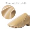 Asyuyu Jazz Shoes for Girls Slip-On Leather (Toddler/Little Kid/Big Kid) - Size 2 to 11 for Dance Class & Stage - Black/Tan Split Sole Flexible-Little Kid-3,Brown view 4