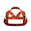 JOCKMAIL Men's Fitness Harness Shoulder Strap Chest Muscle Neck Waist Belt Club Party Hollow Out Body Chest Athletic Harness (One Size, 910Orange) view 1
