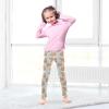 Aflyko Girls' Leggings Capybara Flower Big Kids Athletic Pants Dance Tights Yoga Ballet Comfortable Soft Everyday Wear 9-10T view 2