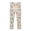 Aflyko Girls' Leggings Capybara Flower Big Kids Athletic Pants Dance Tights Yoga Ballet Comfortable Soft Everyday Wear 9-10T view 3