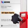 ARCVOX Jump Height Training Equipment Wall Mounted, Vertical Jump Measurement Tool, Volleyball Basketball Physical Training Aid, Sport Vertical Challenger (Color : Yellow ABS, Size : Wall Mount) view 2