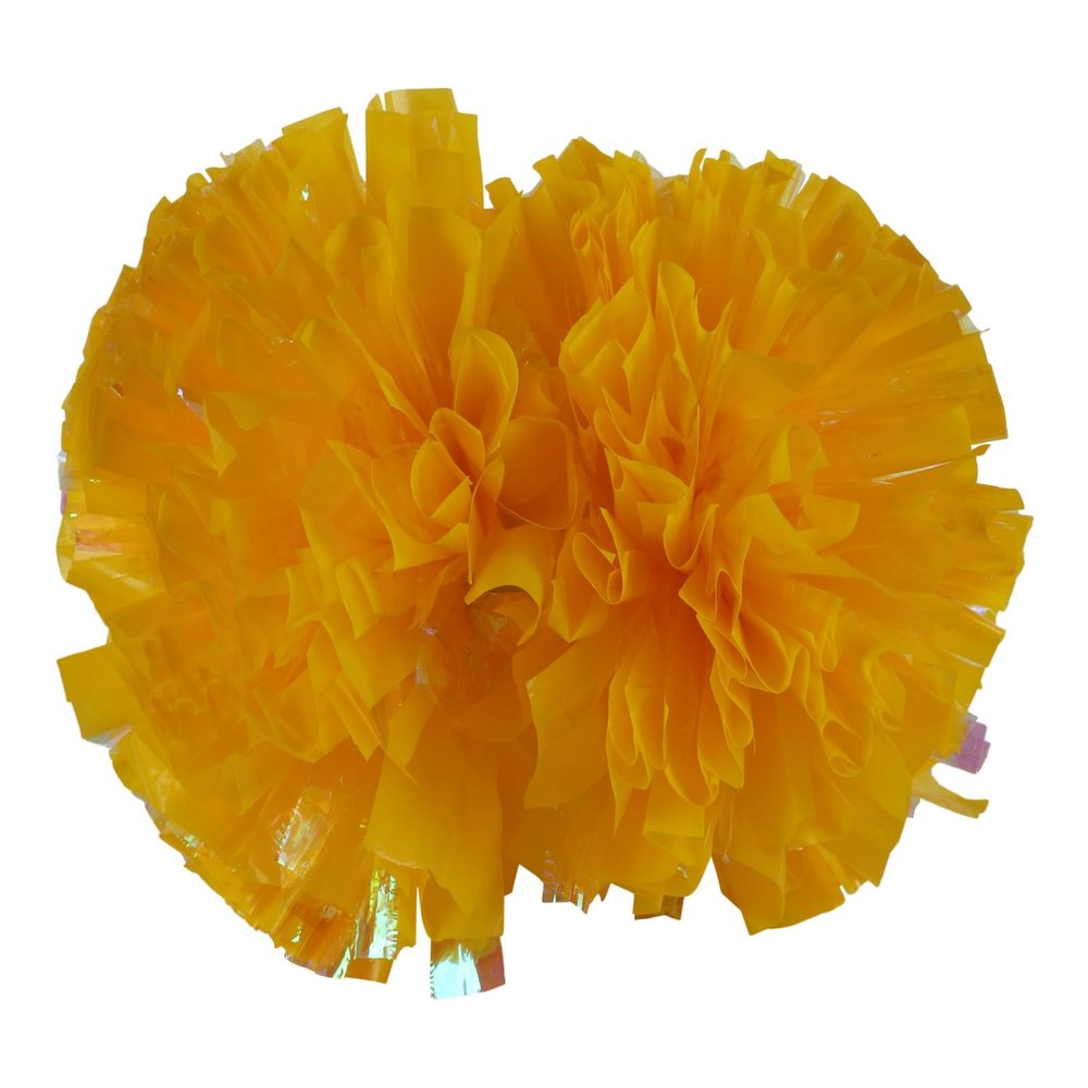 Blaward 2 Pack Cheerleading Pom Poms with Handle Upgrade Fluffy (14.2 inch/200g) Professional Cheerleader Pom Poms for Halloween Holiday Team Spirit Sports Dance Cheering Kids Adults