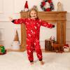 Weixinbuy Christmas Pajamas for Family Matching Family Christmas Pjs Sets for Adult Kids Holiday Xmas Pajamas Hooded Sleepwear 2024 Xmas Gifts view 2