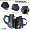 DBTAC Gun Case Bag Compact Small-PLUS | Tactical 3x Pistol Bag Handgun Revolver Shooting Case with Lockable Zipper for Shooting Range Outdoor Hunting, Urban Blue view 4