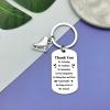 Ice Skating Gift Keychain Skating Coach Gift Thank You Gift for Figure Skater Gift Ice Skate Jewelry Gift Appreciation Keychain for Skating Lover Gift Birthday Graduation End of Season Gift for Coach view 3