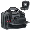 DBTAC Gun Case Bag Compact Small-PLUS | Tactical 3x Pistol Bag Handgun Revolver Shooting Case with Lockable Zipper for Shooting Range Outdoor Hunting, Gray view 1