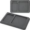 2 Pcs EVA Foam Boat Dash Pad With 2 Compartment Cell Phone Holder - Adhesive Backing Organizer for Sea Marine Fishing Center Deck Tool Accessories (Dark Gray) view 1