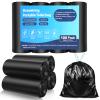 100 Portable Toilet Bags, Drawstring Biodegradable Camping Potty Bags 8 Gallon Camping Toilet Waste Bags for 5-8 Gallon Bucket Toilet Adults Outdoor Camping Car view 1
