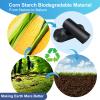 100 Portable Toilet Bags, Drawstring Biodegradable Camping Potty Bags 8 Gallon Camping Toilet Waste Bags for 5-8 Gallon Bucket Toilet Adults Outdoor Camping Car view 3