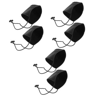 VANZACK 6pcs Wear-Resistant Shoe Heel Cover for Driving Black Car Throttle Protector Prevents Heel Wear from Braking Compatible Flats and Wedges