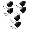VANZACK 6pcs Wear-Resistant Shoe Heel Cover for Driving Black Car Throttle Protector Prevents Heel Wear from Braking Compatible Flats and Wedges view 1