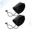 VANZACK 6pcs Wear-Resistant Shoe Heel Cover for Driving Black Car Throttle Protector Prevents Heel Wear from Braking Compatible Flats and Wedges view 2