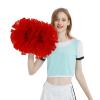 Blaward 2 Pack Cheerleading Pom Poms with Handle Upgrade Fluffy (14.2 inch/200g) Professional Cheerleader Pom Poms for Halloween Holiday Team Spirit Sports Dance Cheering Kids Adults view 2