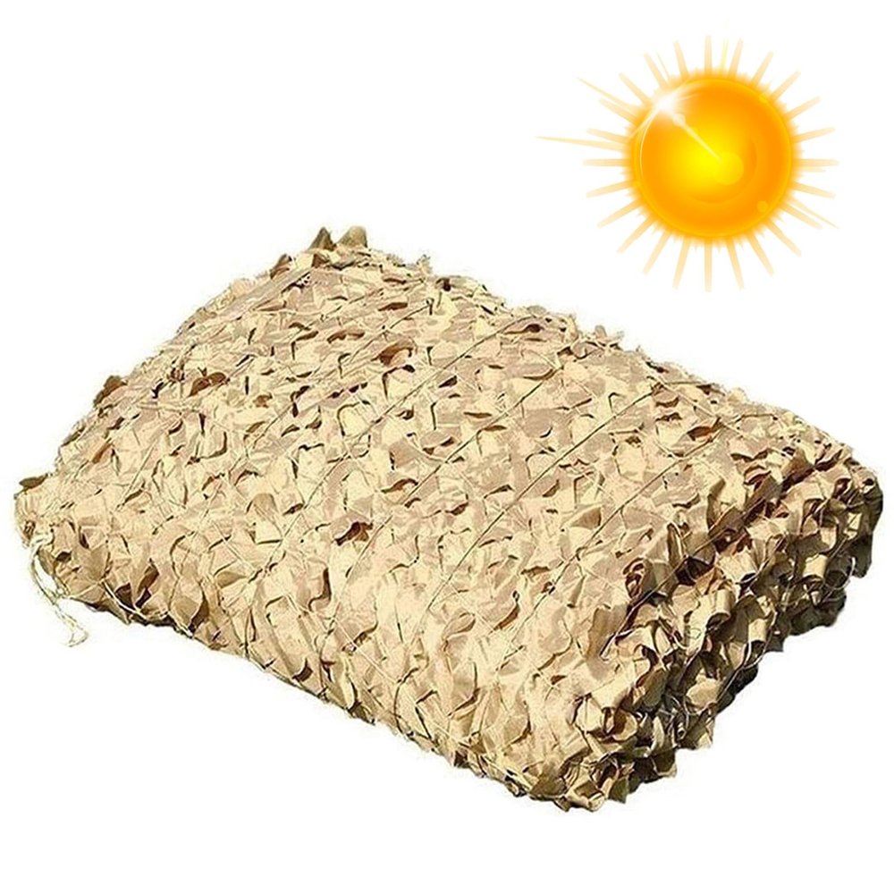 ELZEM Decorative Camouflage Net, Reinforced Military Camo Netting, Hunting Camping Pergola Sunscreen Shade Net, 23m 34m 35m 4x5m 48m 5x6m 6x7m (Size : 4x5m/13.1x16.4ft)