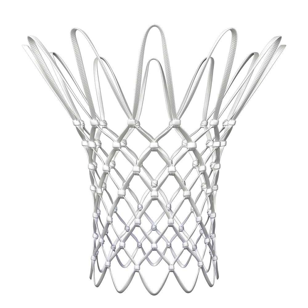 THUNDERBAY Basketball Net, Fits Standard 18 inch Rims, White Color