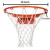 THUNDERBAY Basketball Net, Fits Standard 18 inch Rims, White Color view 2