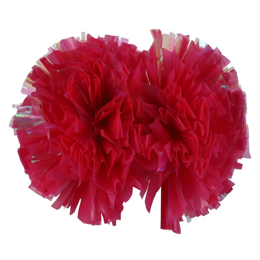 Blaward 2 Pack Cheerleading Pom Poms with Handle Upgrade Fluffy (14.2 inch/200g) Professional Cheerleader Pom Poms for Halloween Holiday Team Spirit Sports Dance Cheering Kids Adults