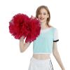 Blaward 2 Pack Cheerleading Pom Poms with Handle Upgrade Fluffy (14.2 inch/200g) Professional Cheerleader Pom Poms for Halloween Holiday Team Spirit Sports Dance Cheering Kids Adults view 3