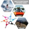 BESPORTBLE 6pcs Silicone Water Bottle Holders Buckles for Camping Hiking and Outdoor Activities Climbing Carabiner for Backpack and Travel Use view 3