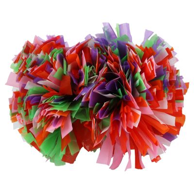 Blaward 2 Pack Cheerleading Pom Poms with Handle Upgrade Fluffy (14.2 inch/200g) Professional Cheerleader Pom Poms for Halloween Holiday Team Spirit Sports Dance Cheering Kids Adults