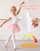 Century Star Girls Ballet Tights Toddler-Super Soft Footed Dance Tights for Kids 2 Pack Nude & Ballet Pink 4-6 Years view 4