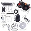100CC Bicycle Engine Kit, 4 Stroke Gas Motorized Air Cooling Motor Bike Kit,Single-cylinder Motor Full Set With Large Capacity Fuel Tank, Fast Speed Complete Modified Engine Kit For Beach Bikes view 2