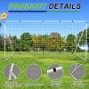 Liliful 12 x 6 ft Soccer Goal for Backyard, Portable Soccer Net and Steel Weatherproof Frame Folding Soccer Goals with 6 Ground Stakes for Adults Youth Outdoor Training Competition view 3
