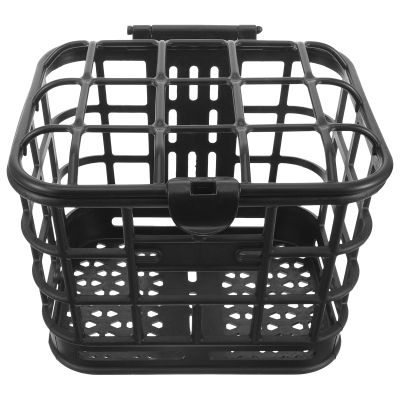 Bike Basket Bicycle Front Handlebar Basket Food Fruit Vegetable for Kids Bicycle Accessory Black
