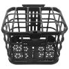 Bike Basket Bicycle Front Handlebar Basket Food Fruit Vegetable for Kids Bicycle Accessory Black view 1