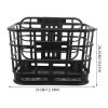 Bike Basket Bicycle Front Handlebar Basket Food Fruit Vegetable for Kids Bicycle Accessory Black view 3