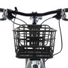 Bike Basket Bicycle Front Handlebar Basket Food Fruit Vegetable for Kids Bicycle Accessory Black view 4