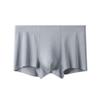 Men's Seamless Waist Boxer Briefs Breathable Quick-Drying Underwear Knitted Underpants (Gray A 1pc,Large) view 1