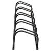 YAFF Bike Rack for 5 Bikes Black Steel view 3