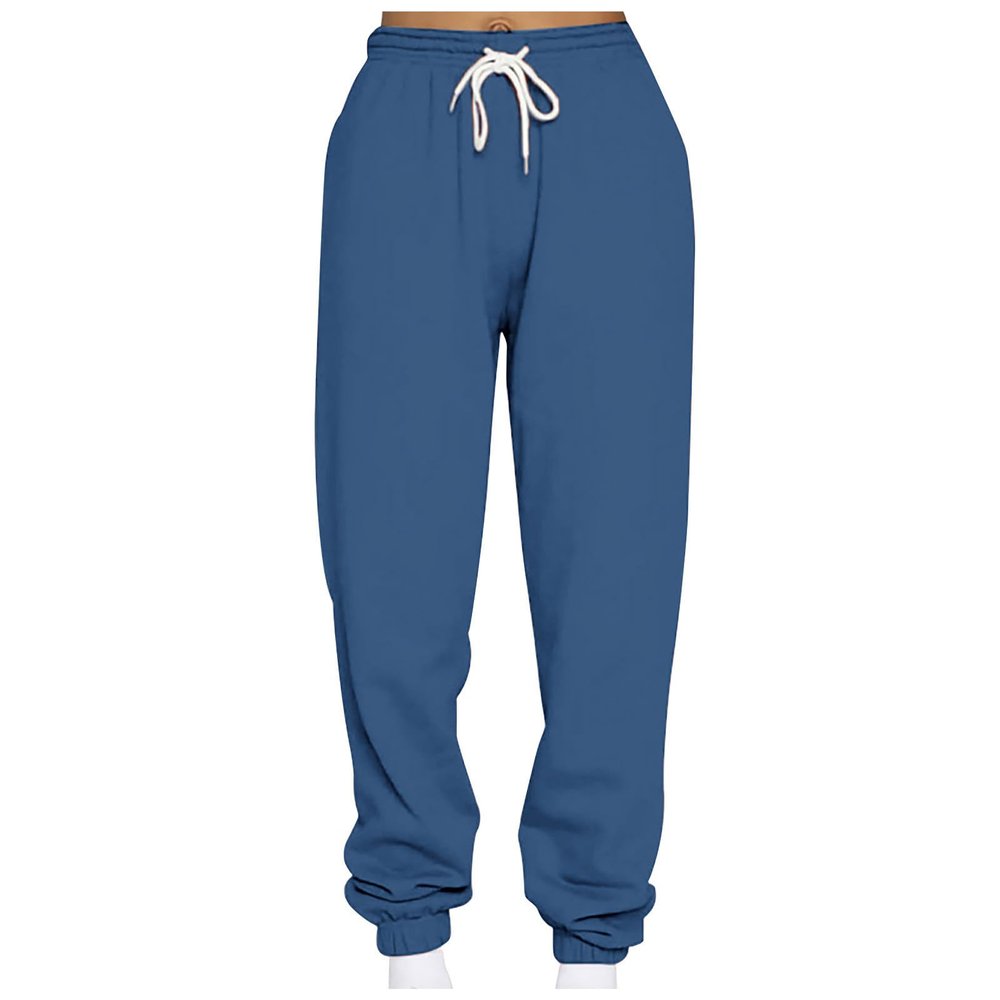NATHGAM Casual Pant Women's Winter Sweatpants High Waist Solid/Print Y2K Teen Girls Street Joggers Fall Lounge Yoga Workout Pants for Women Outdoor Hiking Trousers s