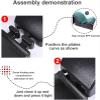 Pilates Spine Corrector Wedge, Detachable EPP Arc Foam Massage Table, Back Pain Relief, Balance Core Strengthening and Stretching view 4