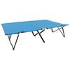 YAFF Two Person Folding Sun Lounger Blue Steel-0352 view 1