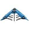 YAFF Two Person Folding Sun Lounger Blue Steel-0352 view 4