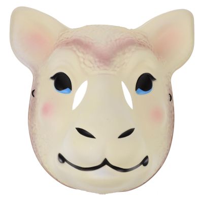 Abaodam Sheep Head Mask Halloween Animal Cosplay Mask Farm Animal Mask Masqurade Mask for Halloween Party Carnival Stage Performance Masks Costume