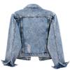 Kedera Denim Jacket for Women Distressed Jean Jackets Button Up Vintage Western Trucker Jacket view 2