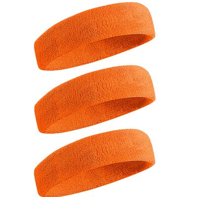 BEACE Sweatbands Sports Headband for Men & Women - Moisture Wicking Athletic Cotton Terry Cloth Sweatband for Tennis, Basketball, Running, Gym, Working Out