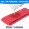 BEACE Sweatbands Sports Headband for Men & Women - Moisture Wicking Athletic Cotton Terry Cloth Sweatband for Tennis, Basketball, Running, Gym, Working Out view 3