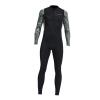 Aosekaa Mens Neoprene Wetsuit, Full Body Diving Suit Front Zip Wetsuit for Diving Snorkeling Surfing Swimming, L