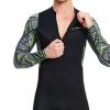 Aosekaa Mens Neoprene Wetsuit, Full Body Diving Suit Front Zip Wetsuit for Diving Snorkeling Surfing Swimming, L view 4
