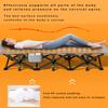 UPGENT Folding Camping Cot for Adults, Heavy Duty Outdoor Bed with Carry Bag, Travel Camp Cots for Outdoor Travel, Base Camp, Hiking, Mountaineering, Lightweight Backpacking view 2