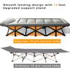 UPGENT Folding Camping Cot for Adults, Heavy Duty Outdoor Bed with Carry Bag, Travel Camp Cots for Outdoor Travel, Base Camp, Hiking, Mountaineering, Lightweight Backpacking view 4