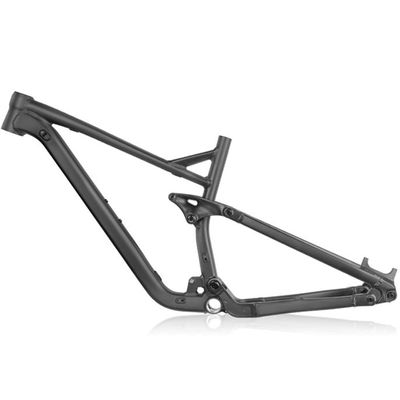 DHNCBGFZ Hardtail Mountain Bike Frame 27.5 29inch Brake Aluminum Alloy Frame 148 * 12MM Thru Axle Full Suspension Frame 150mm Frame Travel (Color : Black, Size : 29x17'')